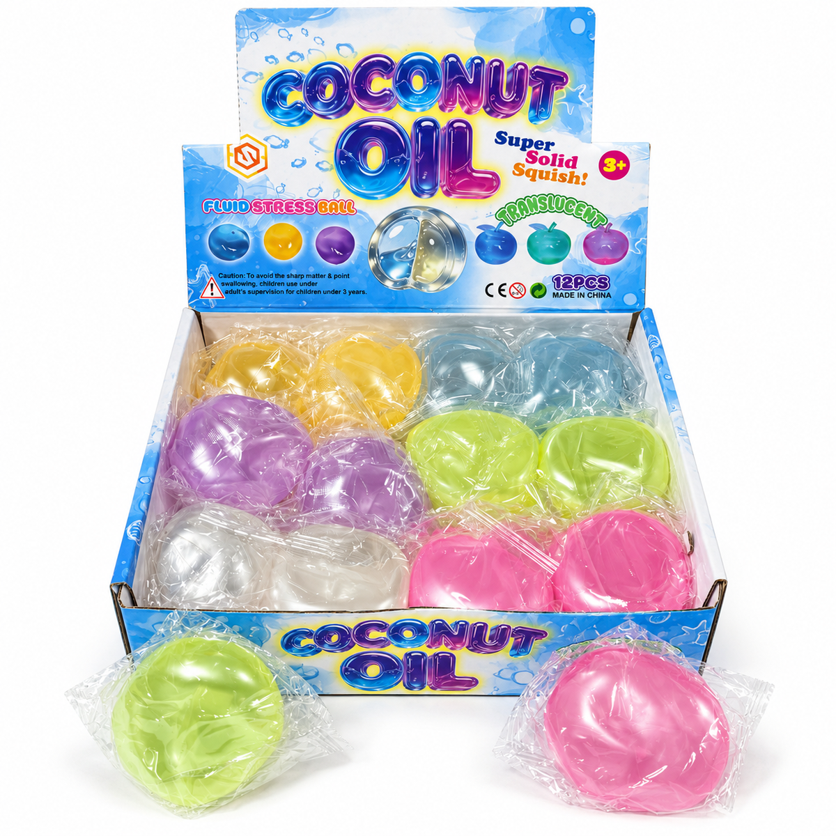 Coconut Oil Squishy – Individually Wrapped