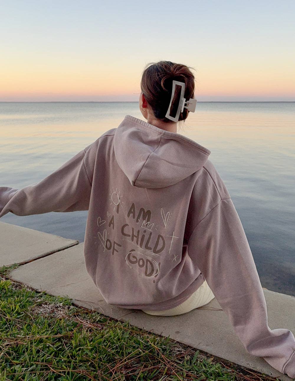 Child of God Brown Unisex Hoodie