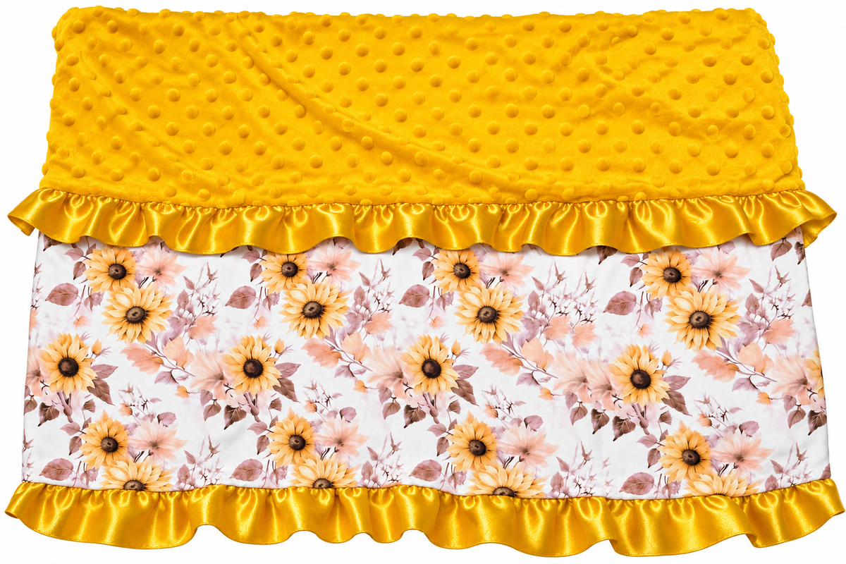 Pete+Lucy Fields of Sunshine Minky Blanket