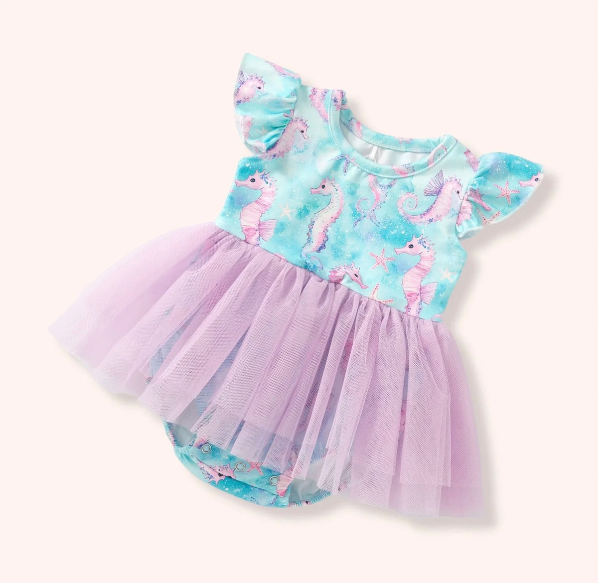 Pete+Lucy Seahorse Love Romper