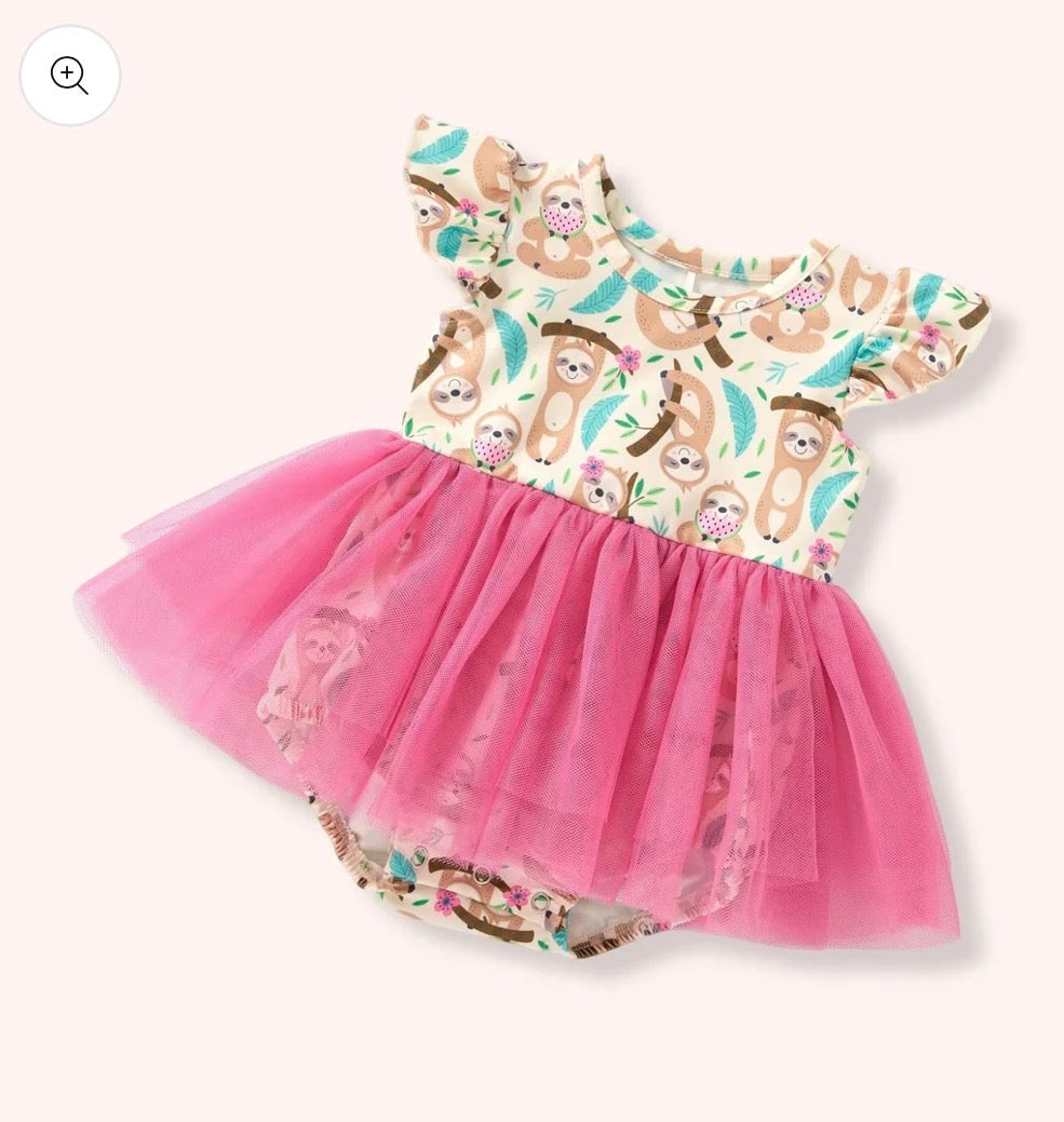 Pete+Lucy Summer Sloths Romper