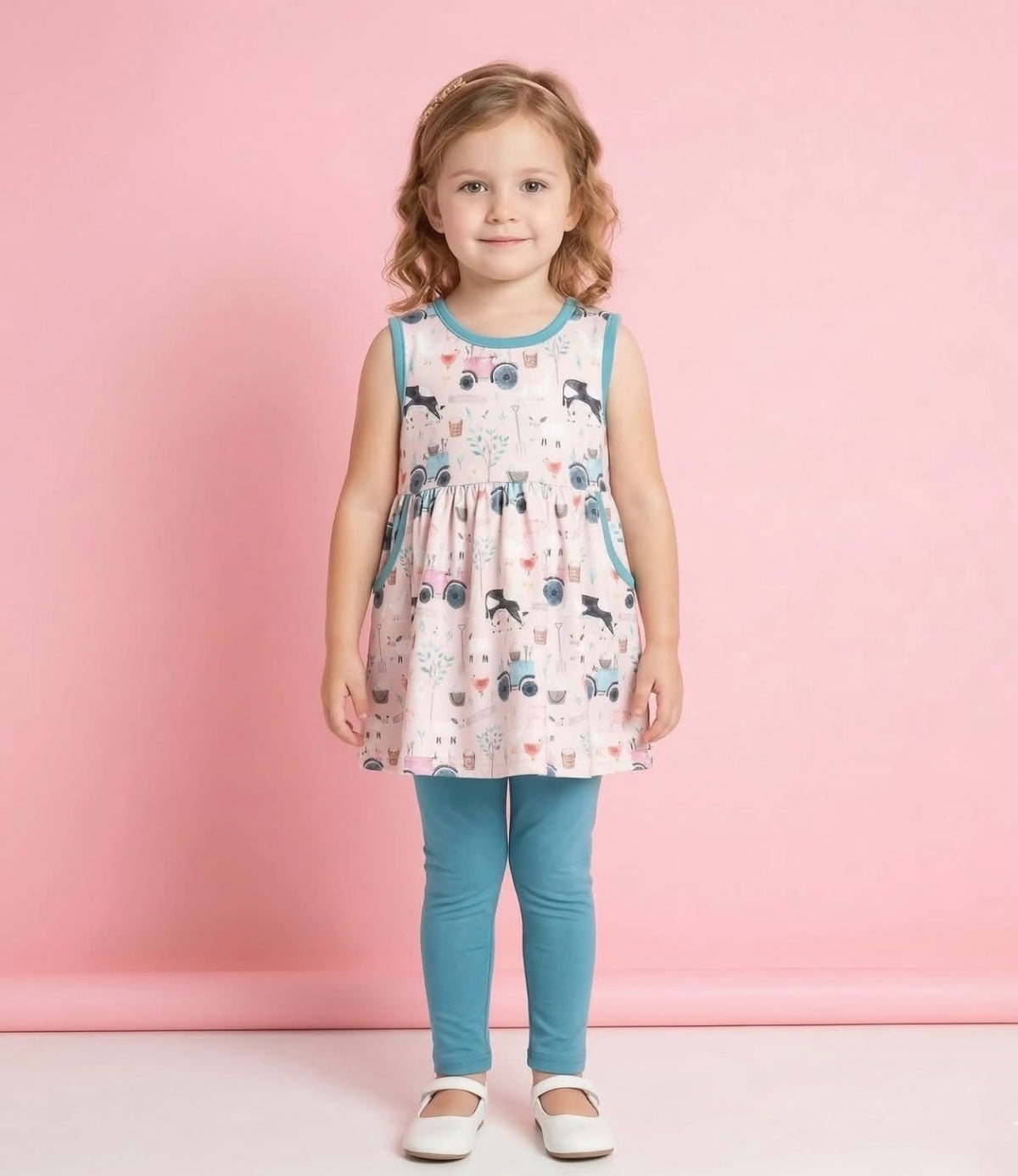 Pete+Lucy Friendly Farmyard 2 Piece Set