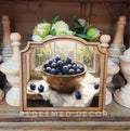Provincial Blueberries Framed Art