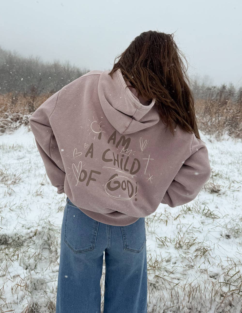 Child of God Brown Unisex Hoodie