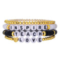 Teacher Inspired Stackable Bracelets for Teachers/ Educators